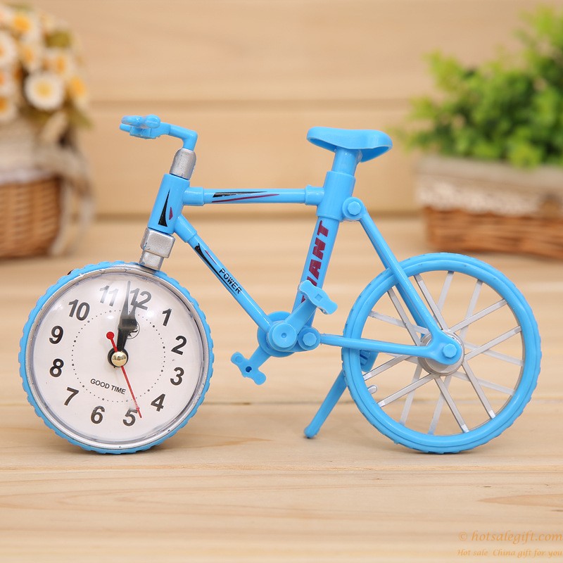 hotsalegift 5 color bicycle design creative alarm clocks 8