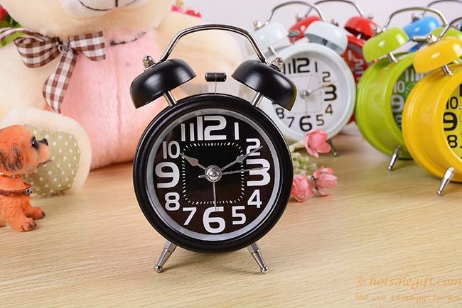 hotsalegift beautifully retro fashion personality mechanical alarm clock 3