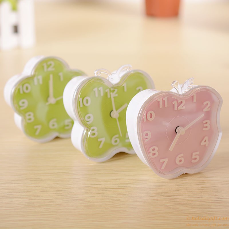 hotsalegift butterfly apple flower shape creative alarm clock kids 9