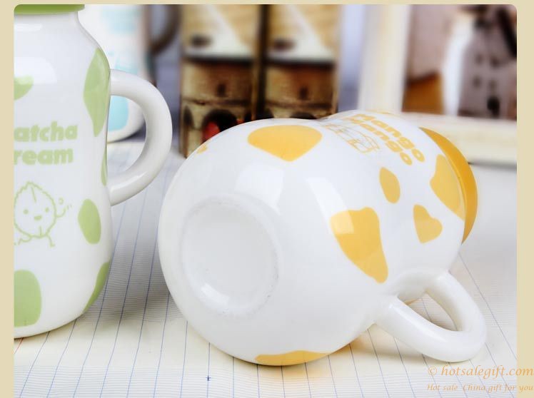 hotsalegift ceramic milk mug bottle silicone pacifier 5