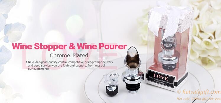 hotsalegift creative design wedding gifts love wine pouring wine bottle stopper