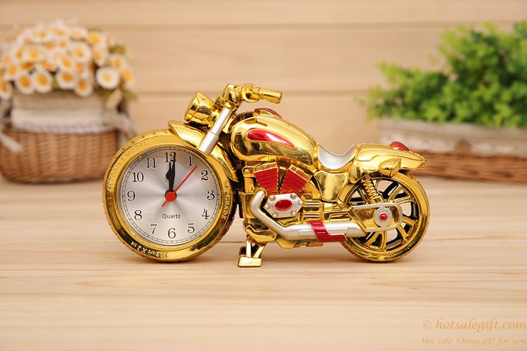 hotsalegift creative kinds designs motorcycle alarm clock 2