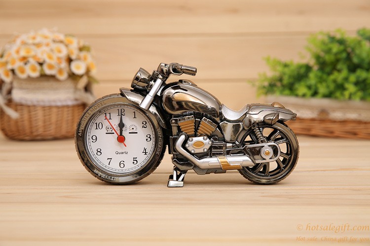 hotsalegift creative kinds designs motorcycle alarm clock