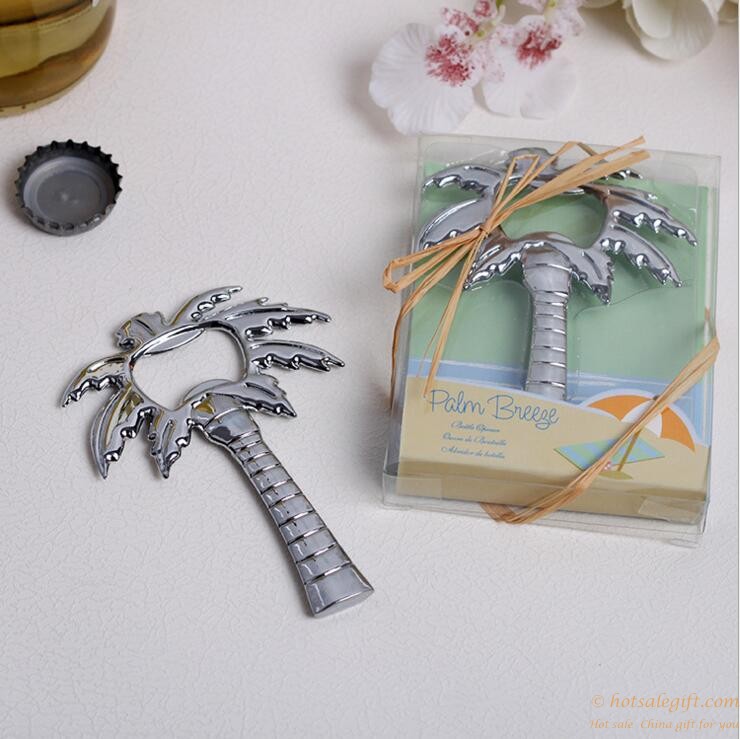 hotsalegift creative wedding gifts coconut tree design bottle opener 3