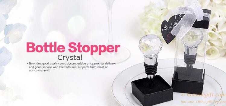 hotsalegift creative wedding gifts crystal ball wine stopper