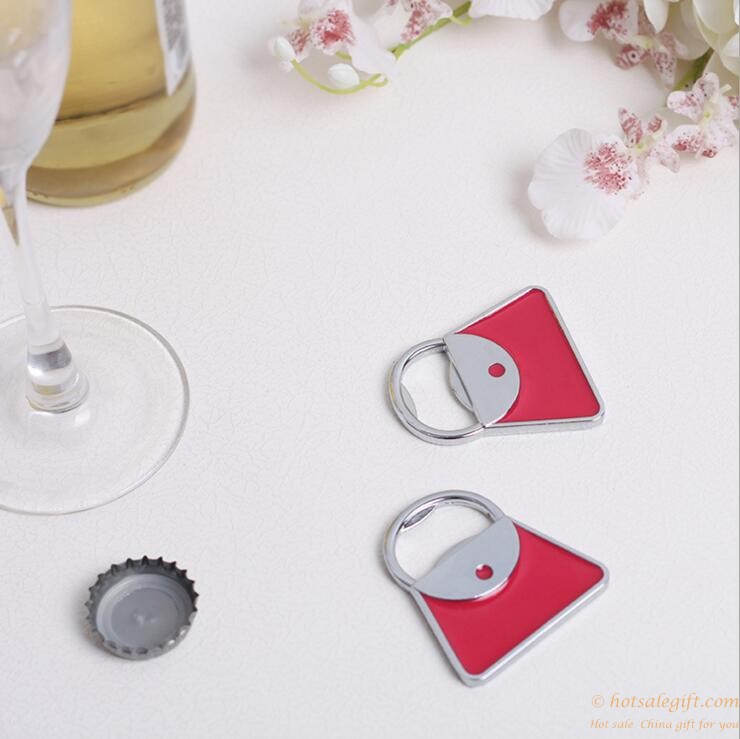 hotsalegift creative wedding gifts handbag design beer bottle opener 3