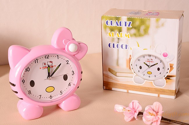 hotsalegift cute cartoon cat creative alarm clocks 4