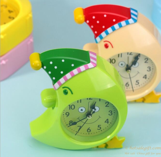 hotsalegift lovely moon mushroom colorful creative design plastic alarm clock