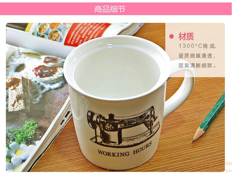 hotsalegift painted creative ceramic mug cup everyday large capacity 1
