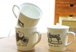 Painted creative ceramic mug cup for everyday use with large capacity
