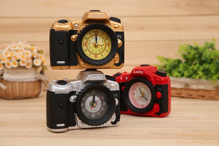hotsalegift plastic camera creative alarm clock 1
