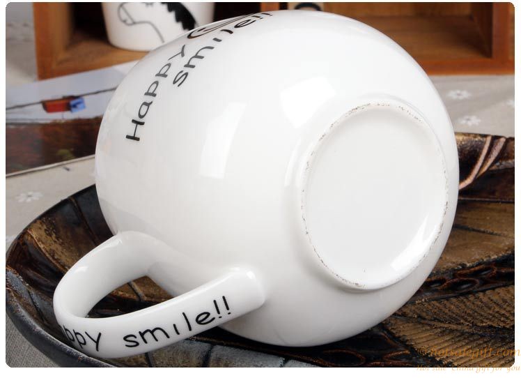 hotsalegift smiley face creative ceramic mug 4 designs 3