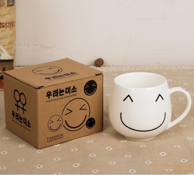 hotsalegift smiley face creative ceramic mug 4 designs 4