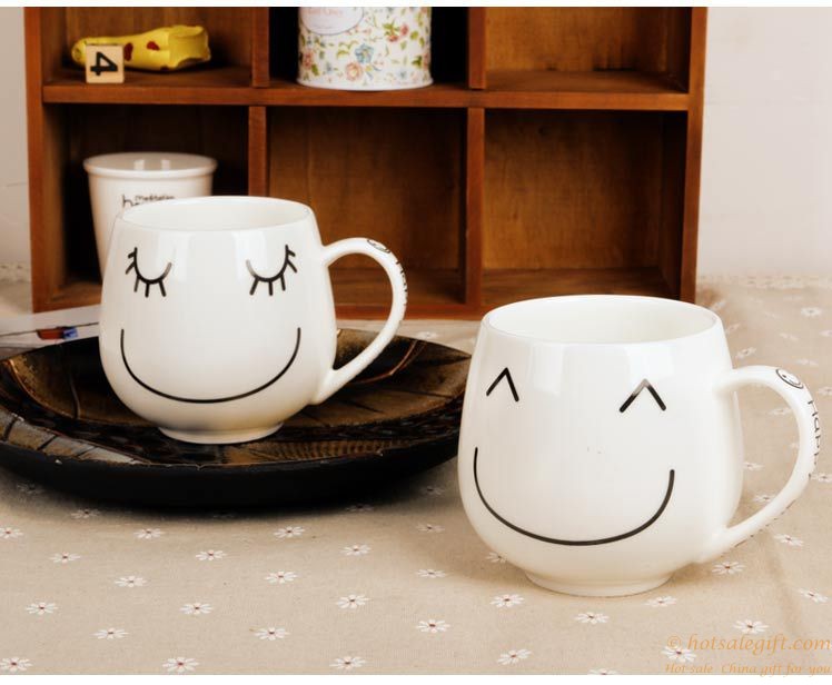 hotsalegift smiley face creative ceramic mug 4 designs 6