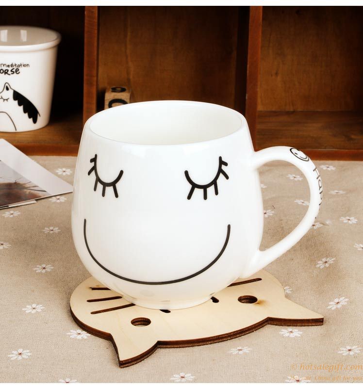 hotsalegift smiley face creative ceramic mug 4 designs 7