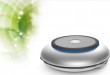 UFO Bluetooth handsfree volání reproduktor TF karta mini přenosné venkovní barevná světla Bluetooth audio reproduktor