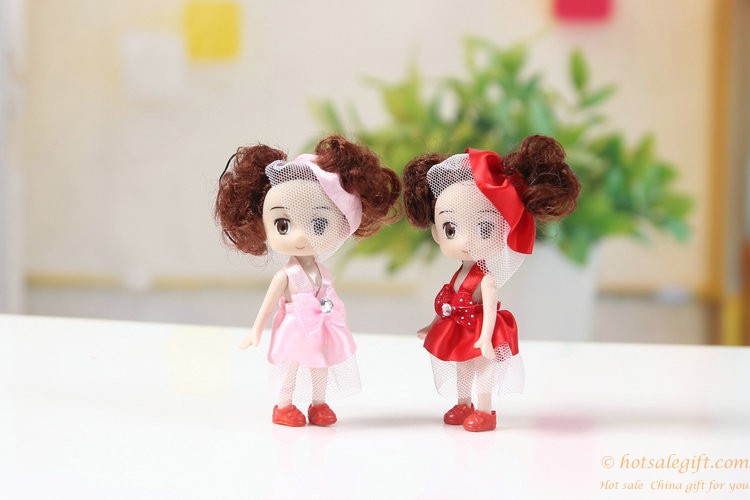 hotsalegift wedding veil doll plush toys children decorations pendant 10cm 5