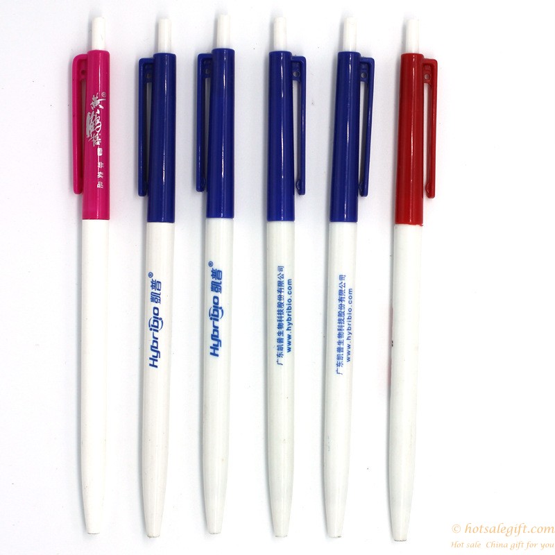 hotsalegift advertising promotional gift custom logo plastic ballpoint pen 10