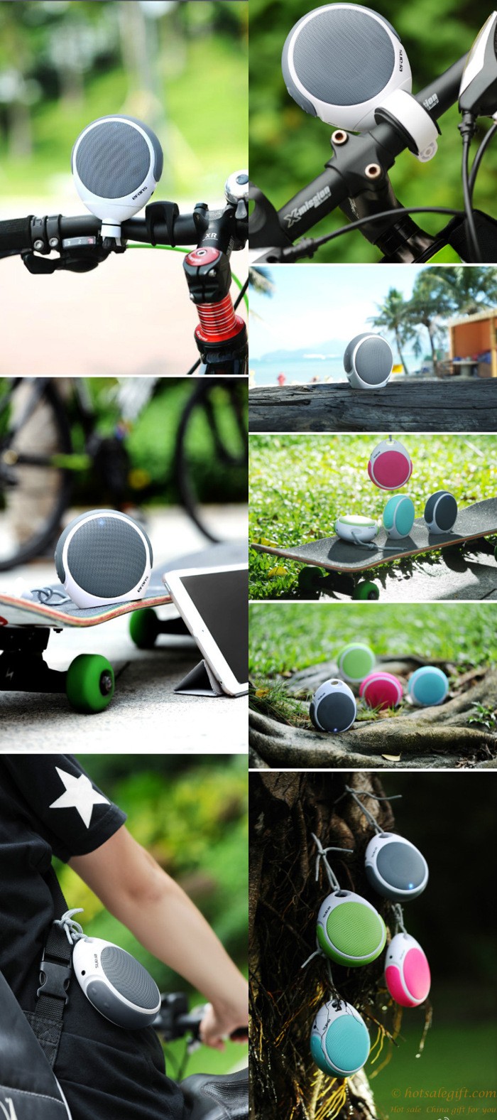 hotsalegift bicycle subwoofer wireless bluetooth speakers outdoor portable mini speaker 8