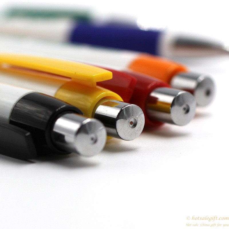 hotsalegift cheap price plastic ballpoint pen logo customized 2