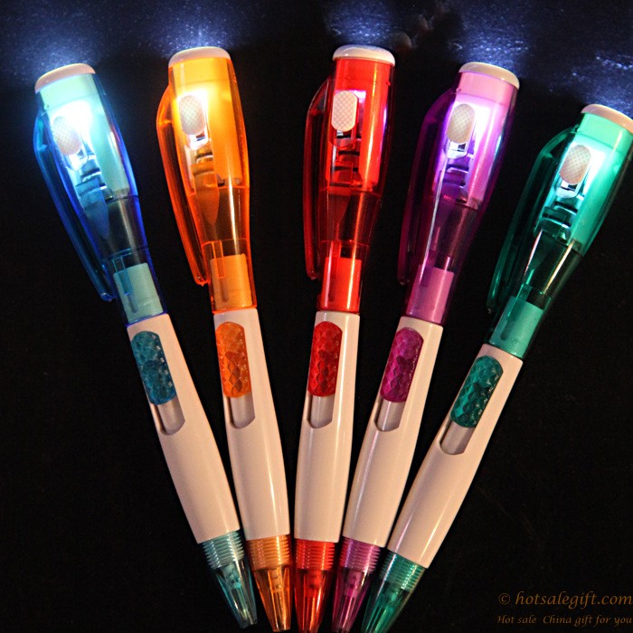 hotsalegift creative led luminous ballpoint pen advertising pen 2