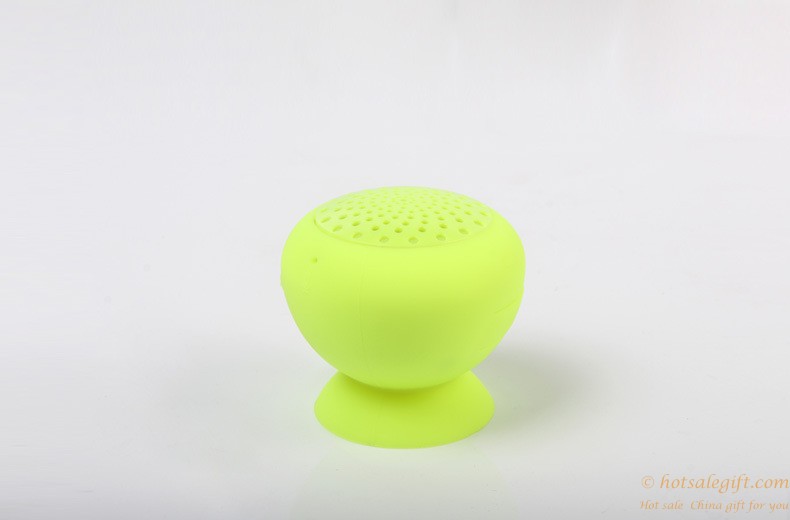 hotsalegift creative mini mushroom bluetooth mini speaker suction cup 3