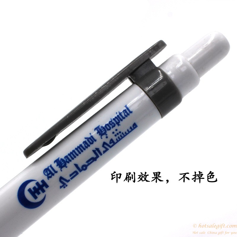 hotsalegift custom logo plastic advertising ballpoint pen 4