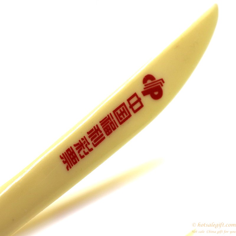 hotsalegift custom logo plastic ballpoint pen knife pen 4
