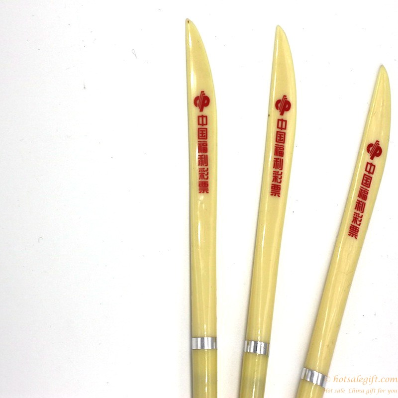 hotsalegift custom logo plastic ballpoint pen knife pen 5