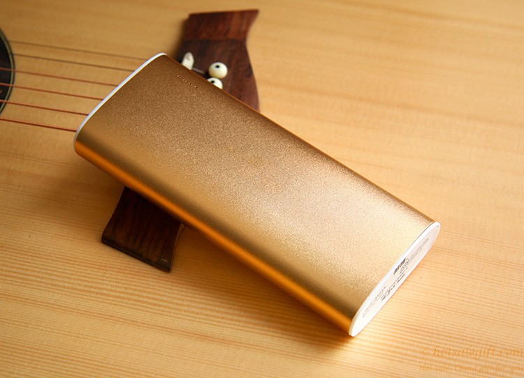 hotsalegift metal aluminum shell case mini portable 13000mah power bank 5 colors 6