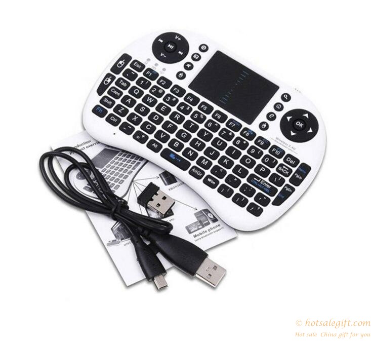 hotsalegift mini 24g touch bluetooth keyboard ergonomic design