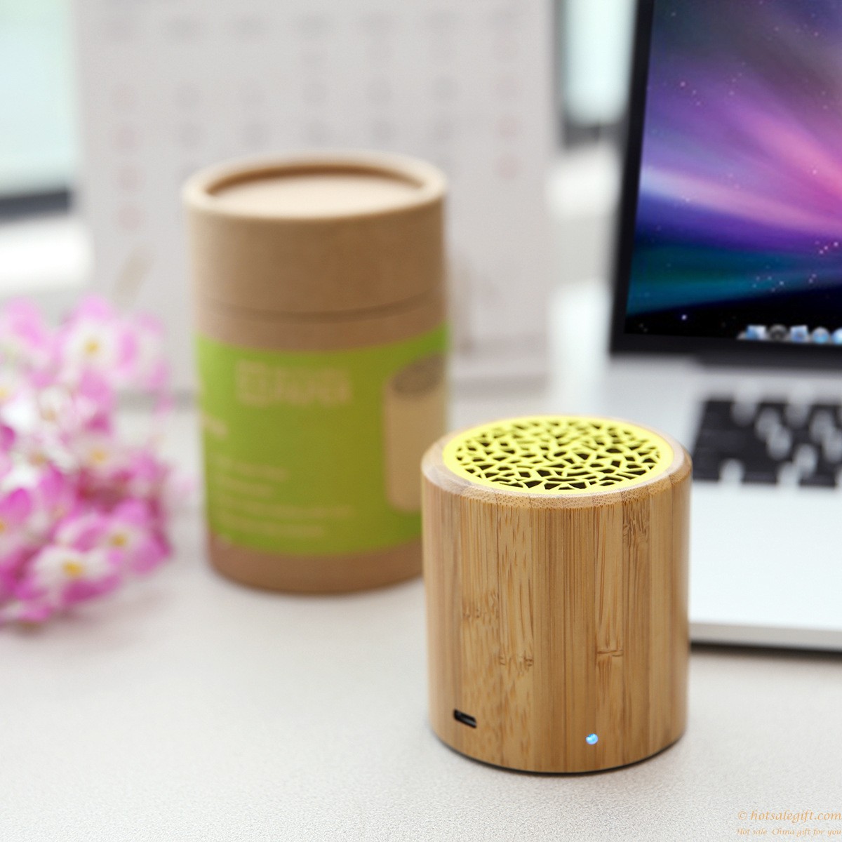 hotsalegift portable mini bluetooth wireless speaker wooden speaker 3