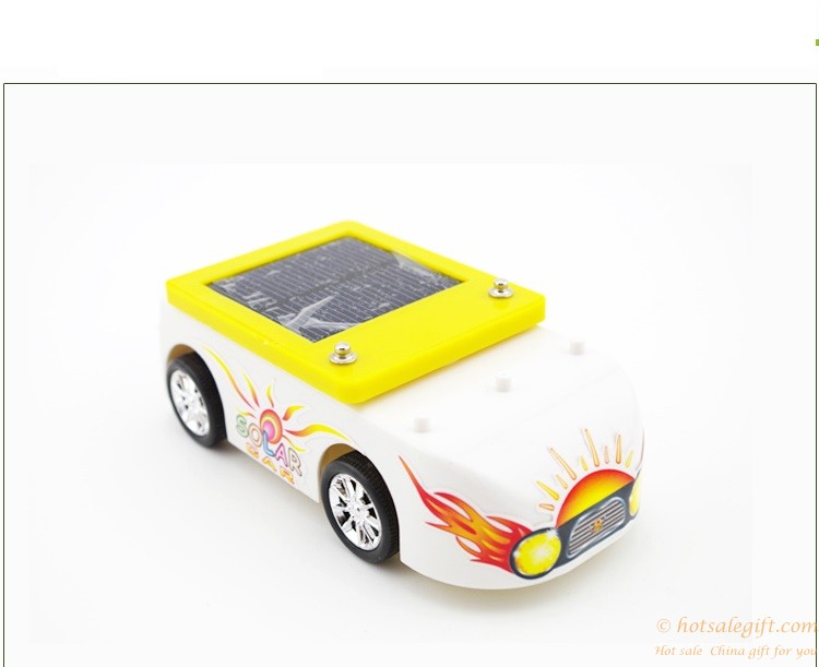 hotsalegift childrens creative solar toy solar diy toy car 4