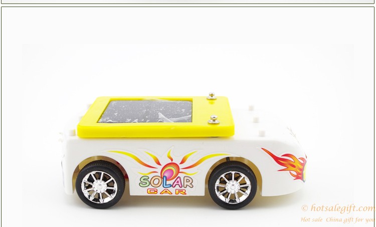 hotsalegift childrens creative solar toy solar diy toy car
