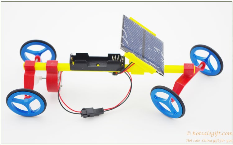 hotsalegift childrens creative solar toy solar speedy racing car toys 4