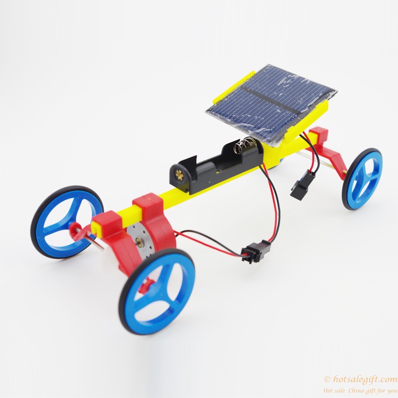 hotsalegift childrens creative solar toy solar speedy racing car toys