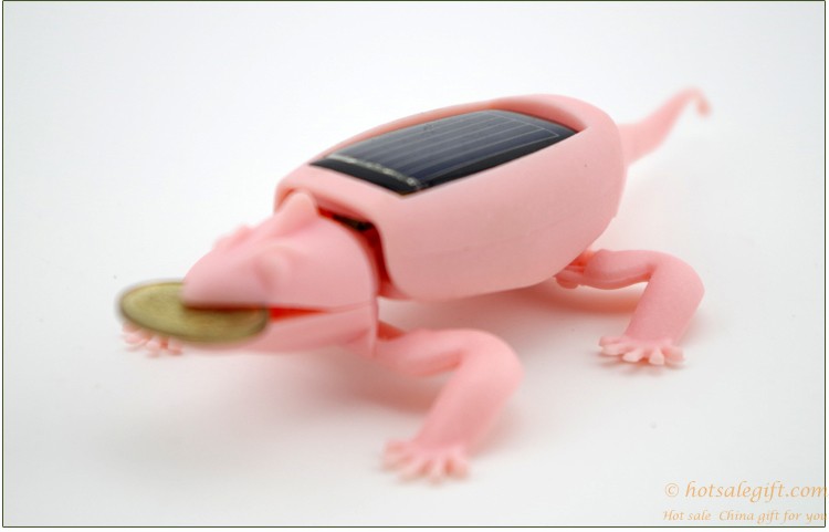 hotsalegift creative novelty solar toys children solar chameleon