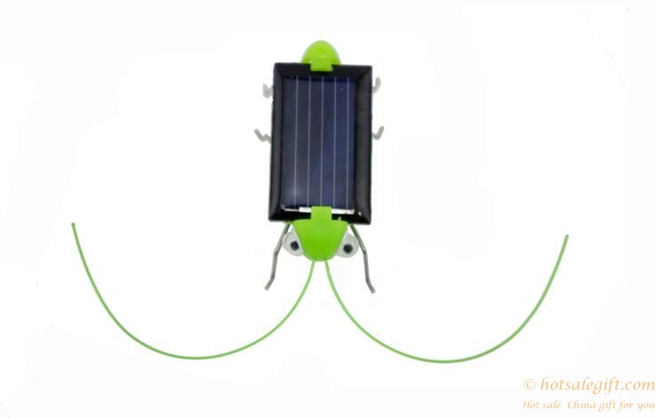 hotsalegift creative novelty solar toys children solar grasshopper 1