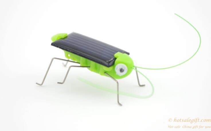 hotsalegift creative novelty solar toys children solar grasshopper 2