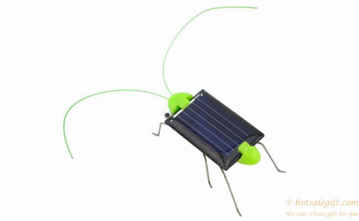 hotsalegift creative novelty solar toys children solar grasshopper 3