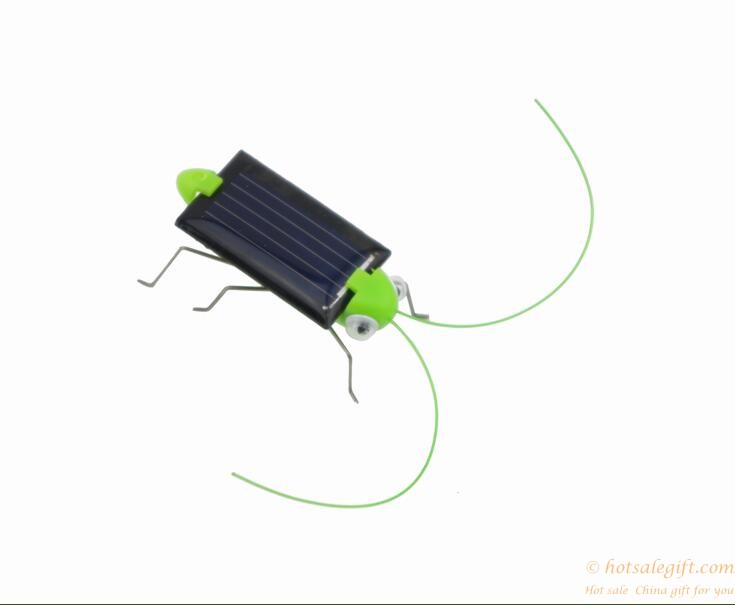 hotsalegift creative novelty solar toys children solar grasshopper