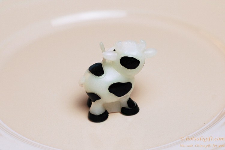 hotsalegift cute creative smokeless small cow candles birthday candle favors weddingbaby shower gifts favors 2