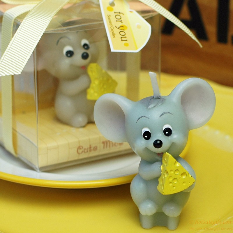 hotsalegift cute mice shaped cartoon candles children party 2