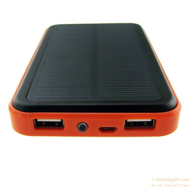 hotsalegift dual usb universal portable solar battery charger 10000mah waterproof solar power bank iphonesamsung 4