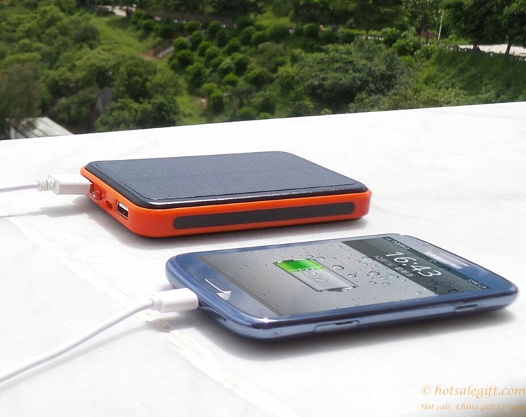 hotsalegift dual usb universal portable solar battery charger 10000mah waterproof solar power bank iphonesamsung 7