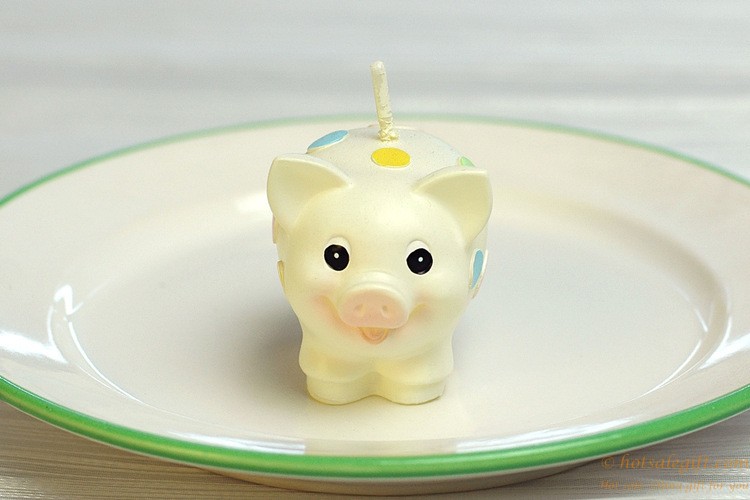 hotsalegift funny pig candles favors baby shower birthday party 3
