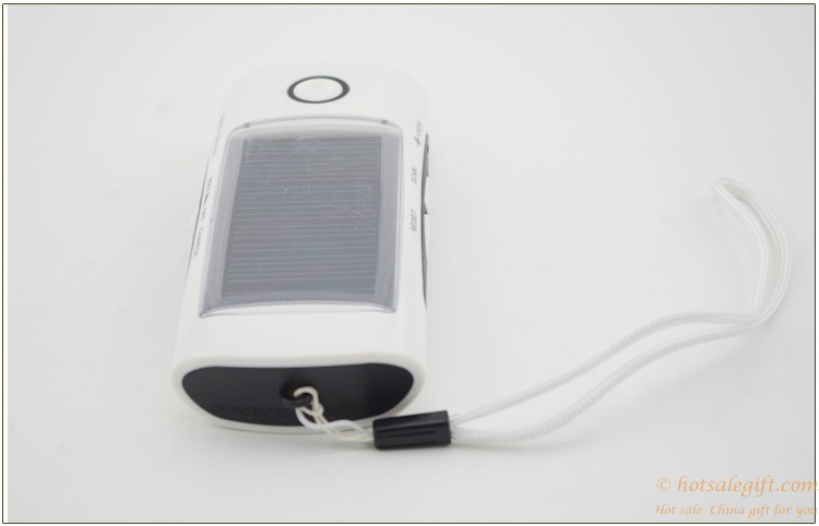 hotsalegift multifunction creative solar power bnak charger led lights fm radios