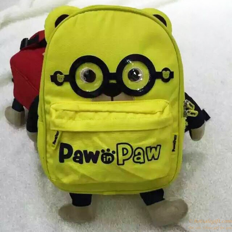 hotsalegift paw paw childrens cartoon backpack school bag 1