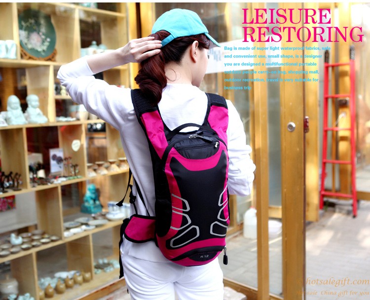 hotsalegift personalized fashion outdoor riding backpack shoulder bag waterproof backpack travelling 3