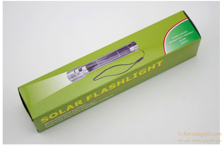 hotsalegift solar powered flashlight glare super bright led lights 2